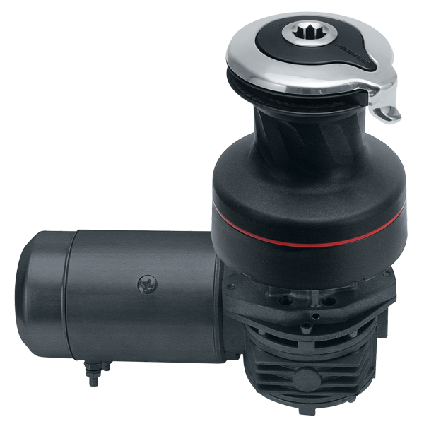 Harken Radial 2 Spd Electric ST Alum Winch Horizontal Left Mount 12 Volt | SendIt Sailing