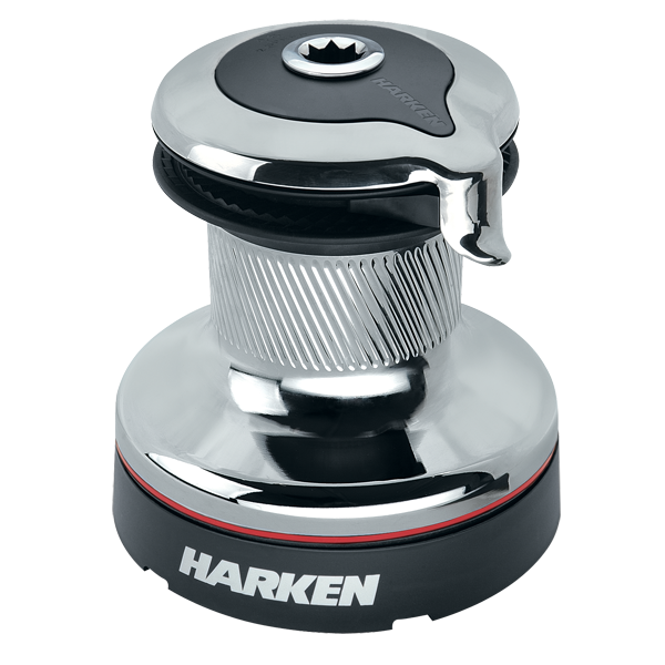 Harken 46 Self-Tailing Radial Chrome Winch - 2 Speed | SendIt Sailing