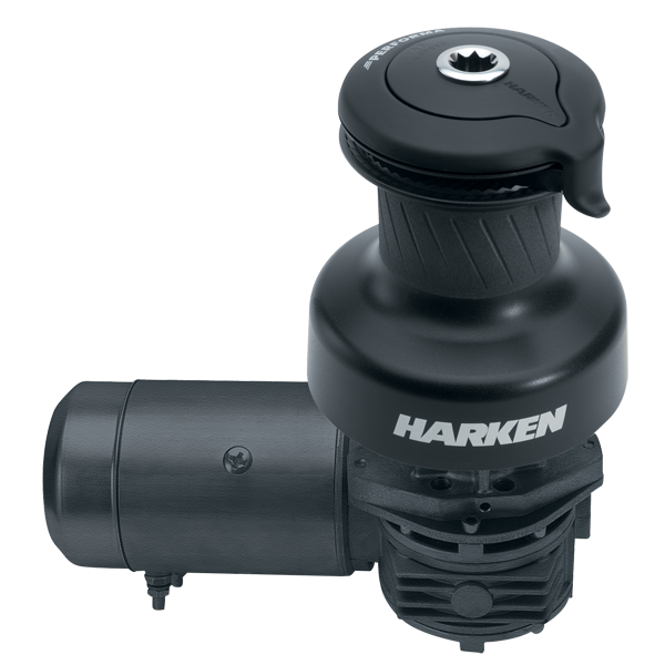Harken Performa 2 Spd Electric ST Alum Winch Horizontal Left Mount 12 Volt | SendIt Sailing