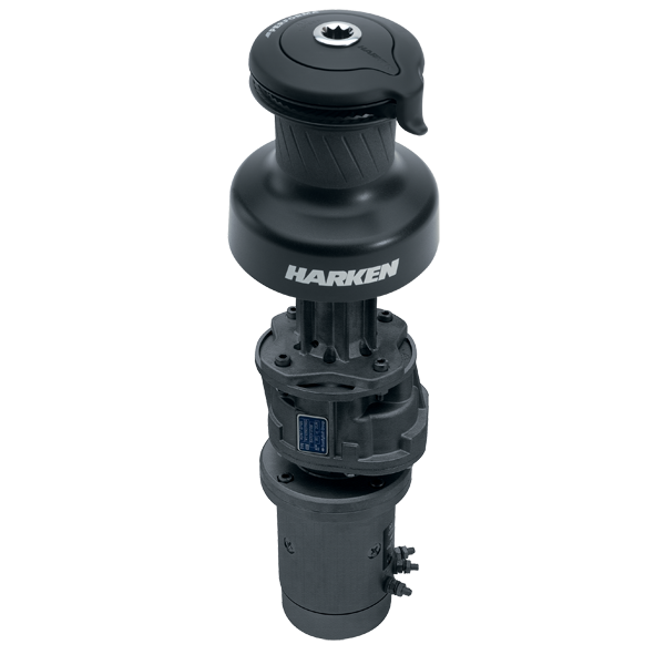 Harken Performa 2 Spd Electric ST Alum Winch Vertical 12 Volt | SendIt Sailing