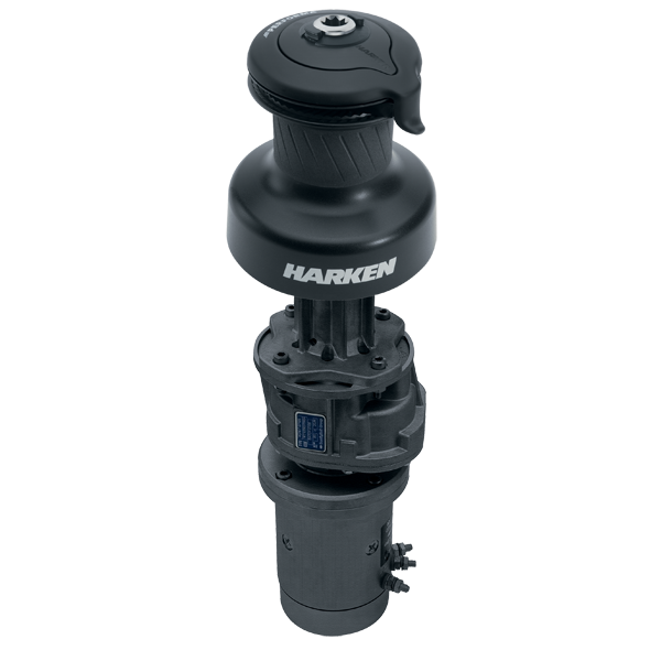 Harken Performa 2 Spd Electric ST Alum Winch Vertical 12 Volt | SendIt Sailing