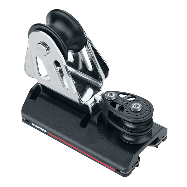 Harken SB 22mm 4:1 Captive Ball Genoa Lead Car with Double Sheaves | SendIt Sailing