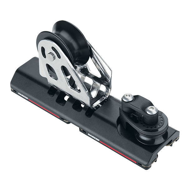 Harken MR 27mm High Load 3:1 Captive Ball Genoa Lead Car with Sheave and Dead End | SendIt Sailing