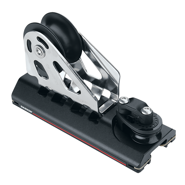 Harken Big Boat 32mm 3:1 Captive Ball Genoa Lead Car with Single Sheave and Dead End | SendIt Sailing
