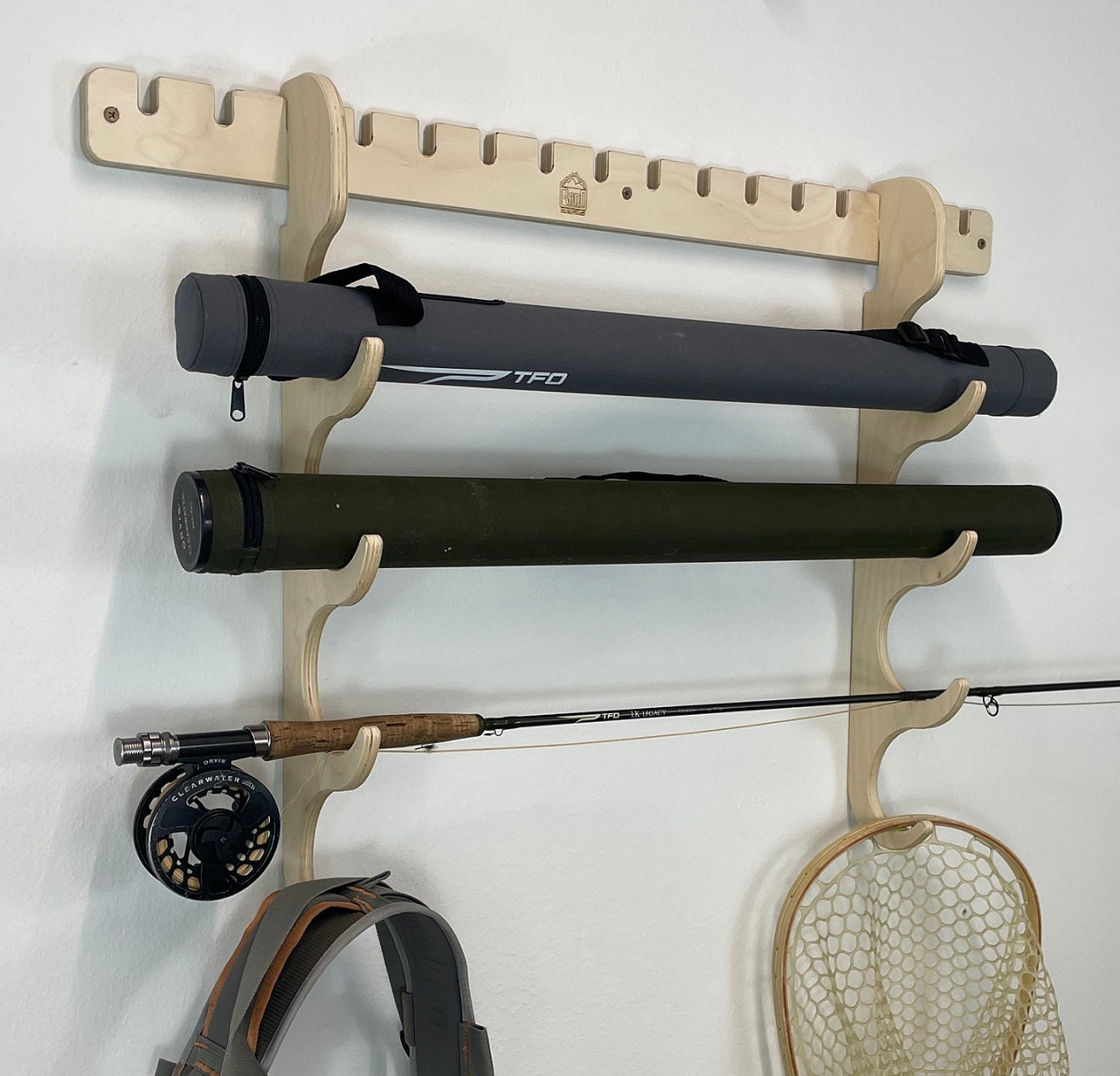 THE HOOKSET fishing rod rack