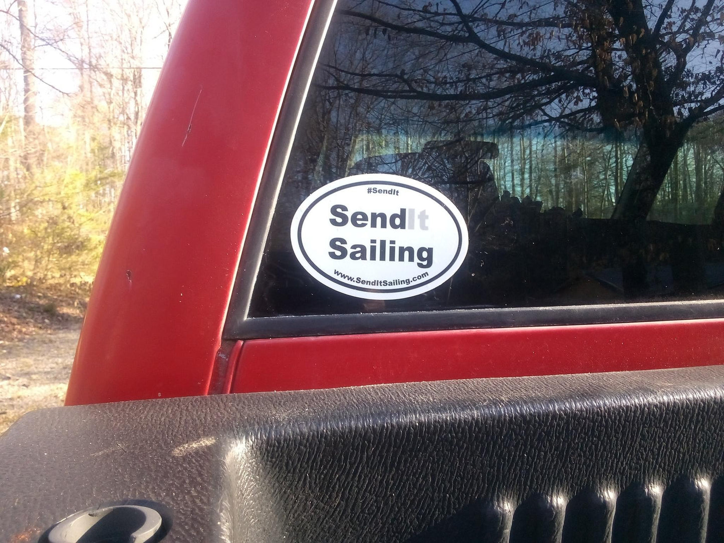 SendIt Sailing Oval Sticker