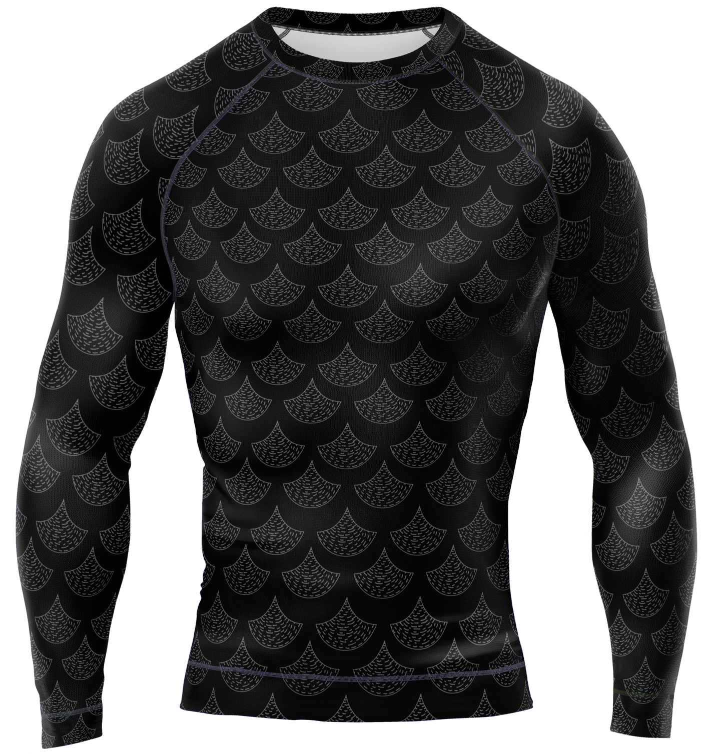 BJJ Deep Water Scales Sport Rash Guard