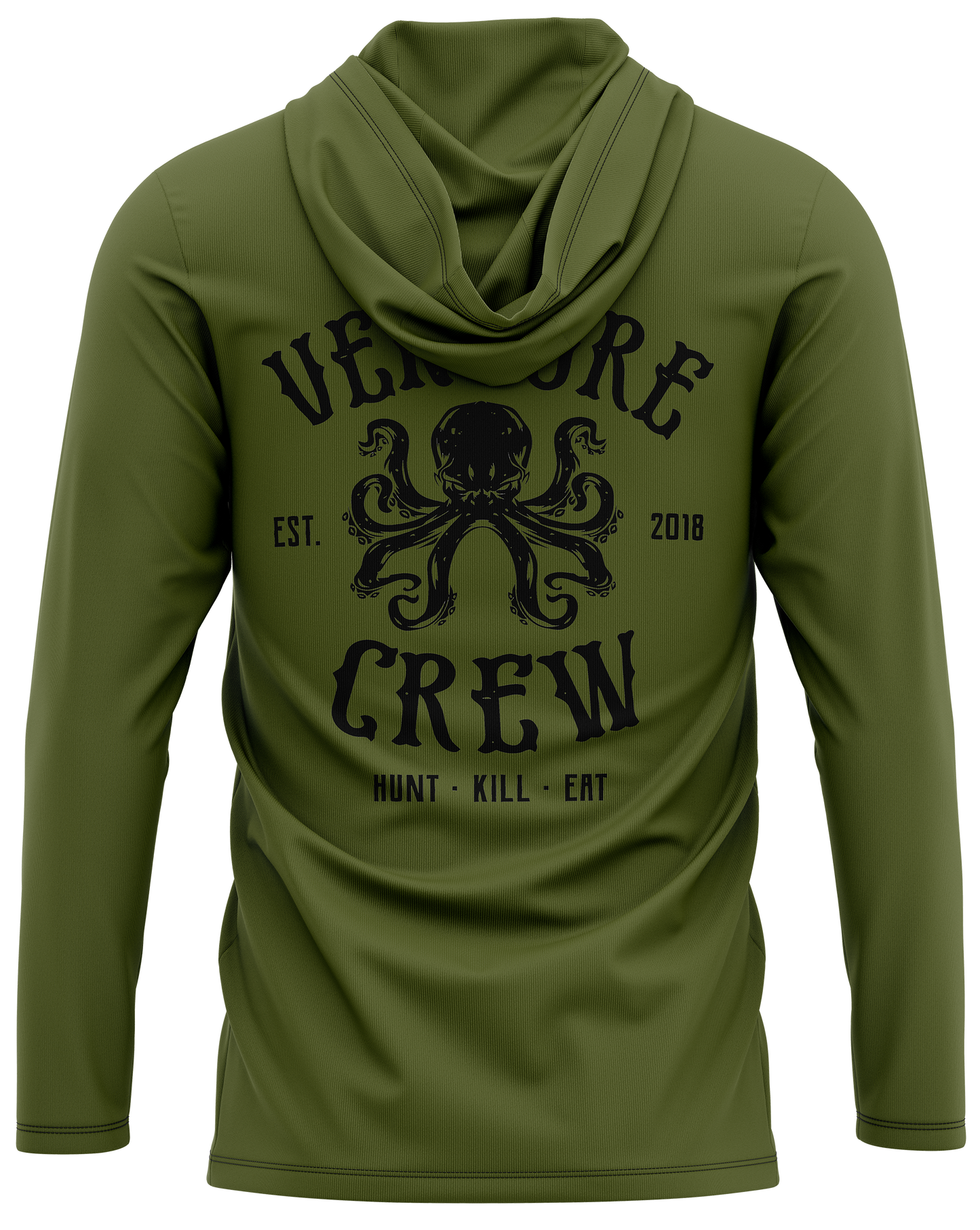 Venture Crew Dri Fit Hoodie Military Green (Adult/Keiki)