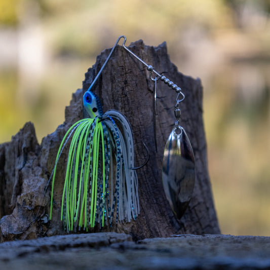 Reaction Tackle Tungsten Double Willow Blade Spinnerbait Jigs (2-Pack) - New