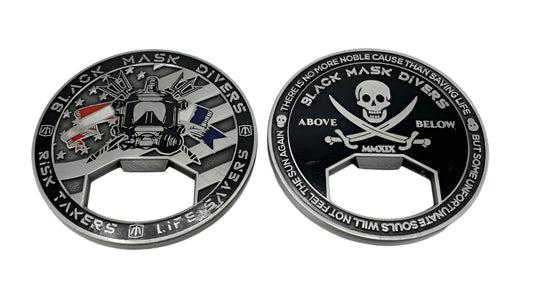 Above & Below Challenge Coin