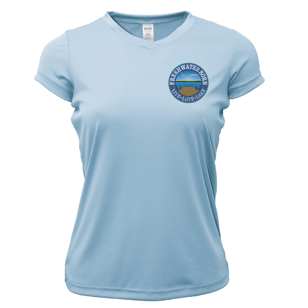 Freshwater Born Marsh Born Women's Short Sleeve UPF 50+ Dry-Fit Shirt