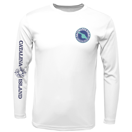 Catalina Island, CA Kraken Men's Long Sleeve UPF 50+ Dry-Fit Shirt