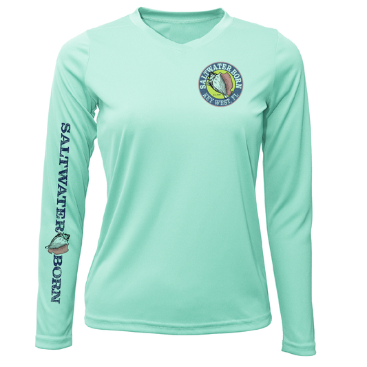 Key West Island Time Women's Long Sleeve UPF 50+ Dry-Fit Shirt