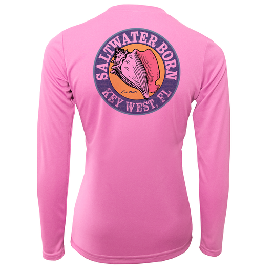 Key West Horseshoe Crab Women's Long Sleeve UPF 50+ Dry-Fit Shirt