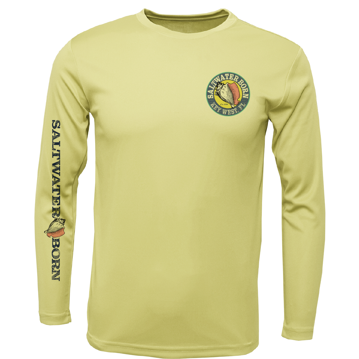 Key West, FL Jumbo Shrimp Long Sleeve UPF 50+ Dry-Fit Shirt