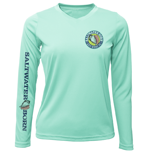 Key West Kraken Women's Long Sleeve UPF 50+ Dry-Fit Shirt