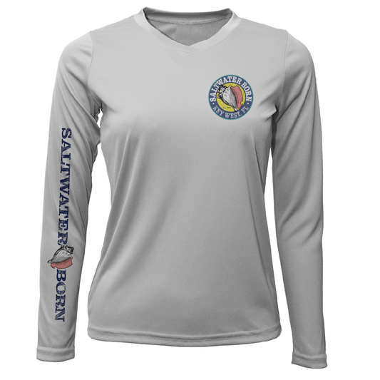 Key West "Surrender The Booty" Women's Long Sleeve UPF 50+ Dry-Fit Shirt