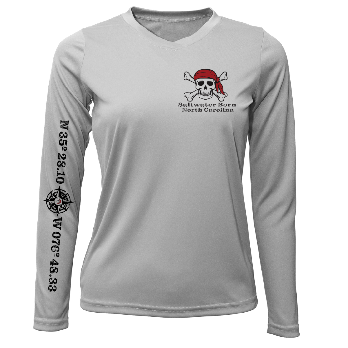 North Carolina Blackbeard Women's Long Sleeve UPF 50+ Dry-Fit Shirt