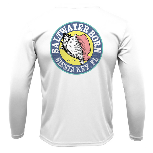 Siesta Key, FL USA Born Long Sleeve UPF 50+ Dry-Fit Shirt