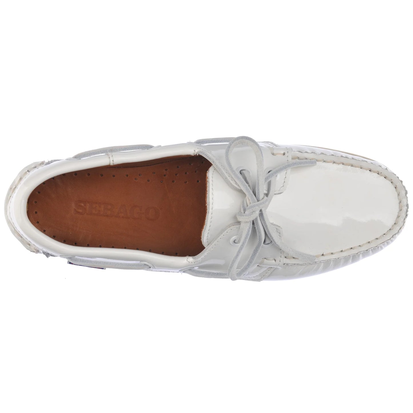 Sebago Docksides Portland Patent Leather Women Shoe | SendIt Sailing
