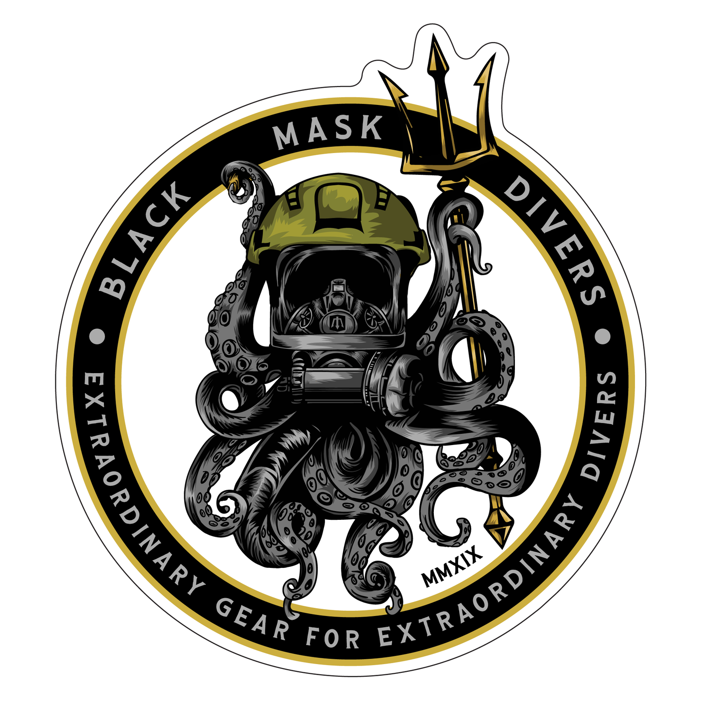 Tactical Octo Diver Sticker