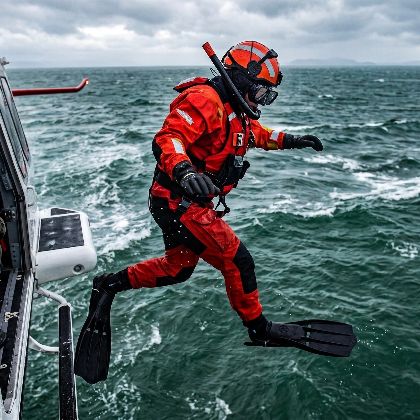 AST Rescue Swimmer Dive Mask and Snorkel Combo
