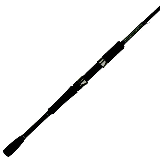 6' Medium Heavy Action Spinning Rod and Reel Package, 1 Piece Fiberglass/Graphite Spinning Rod |4000 Spinning Reel | FORTIS
