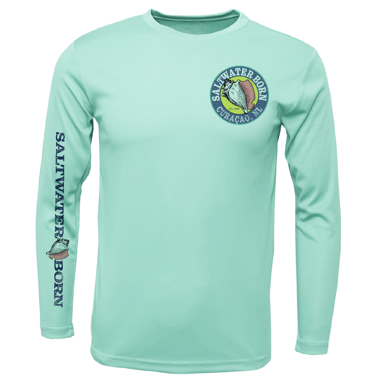 Curaçao, Netherlands Kraken Long Sleeve UPF 50+ Dry-Fit Shirt