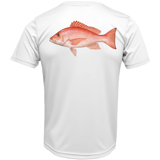 USA Snapper Short Sleeve UPF 50+ Dry-Fit Shirt