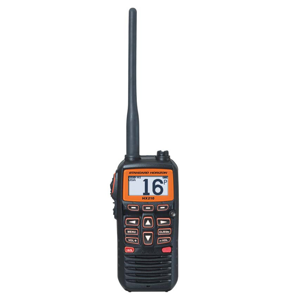Standard Horizon HX210 6W Floating Handheld Marine VHF Transceiver | SendIt Sailing