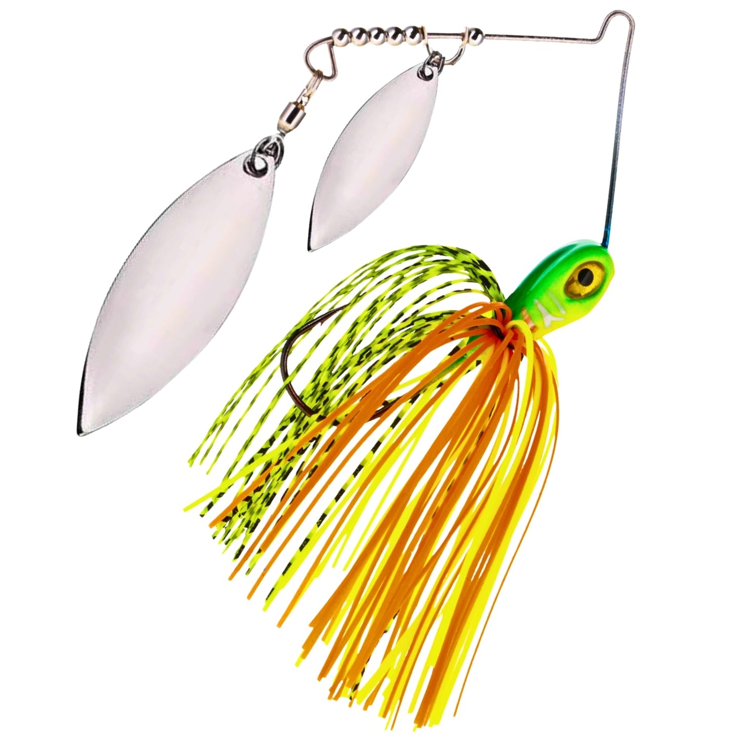Reaction Tackle Tungsten Double Willow Blade Spinnerbait Jigs (2-Pack) - New