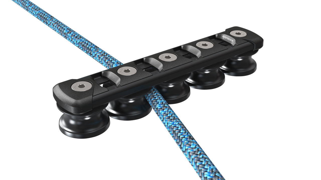 Spinlock Low Profile Aft Organiser 5 X 30mm Sheave (4 Rope) With Min | SendIt Sailing