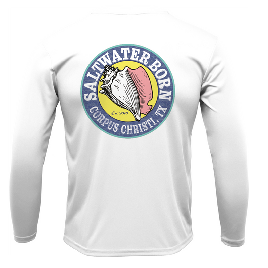 Corpus Christi, TX Flag Long Sleeve UPF 50+ Dry-Fit Shirt