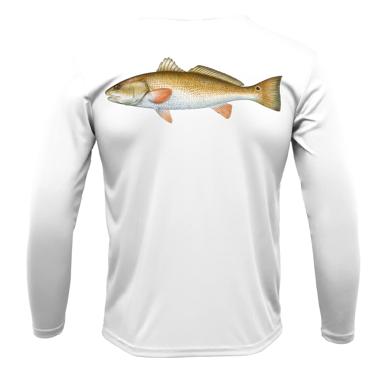 Texas Redfish Long Sleeve UPF 50+ Dry-Fit Shirt
