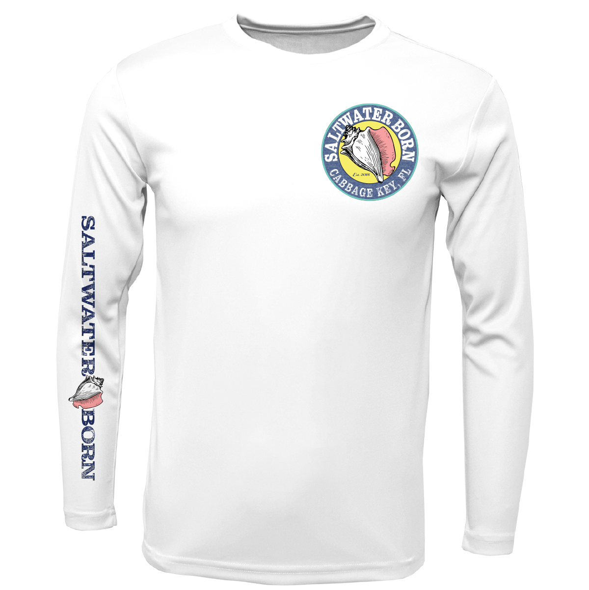 Cabbage Key, FL Kraken Long Sleeve UPF 50+ Dry-Fit Shirt