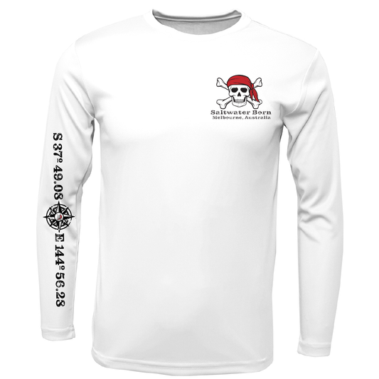 Melbourne, Australia "All for Rum and Rum For All" Long Sleeve UPF 50+ Dry-Fit Shirt