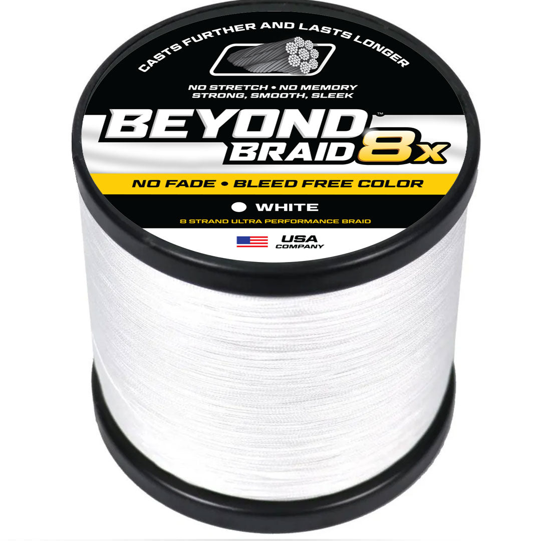 8 Strand No Fade Braided Fishing Line Series - Super Sleek & Smooth Braided Fishing Line - High Performance Fishing Line For Saltwater & Freshwater