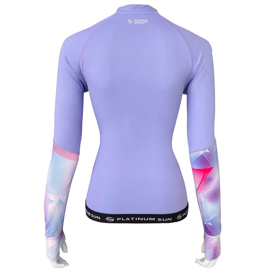 Long Sleeve Rash Guard for Women UPF 50+ | Active - Violet
