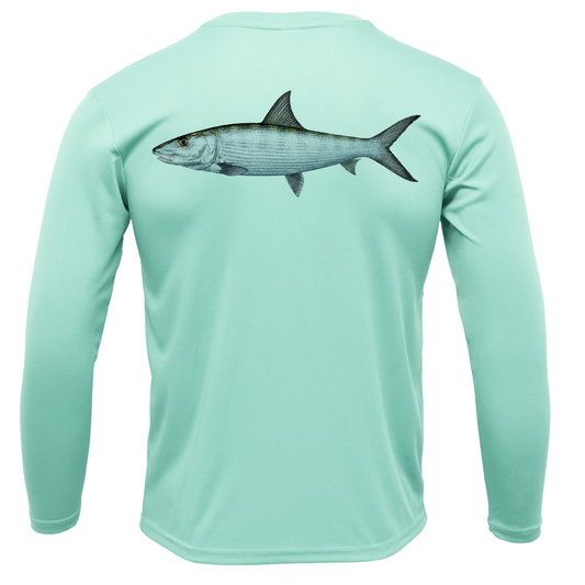 USA Bonefish Long Sleeve UPF 50+ Dry-Fit Shirt