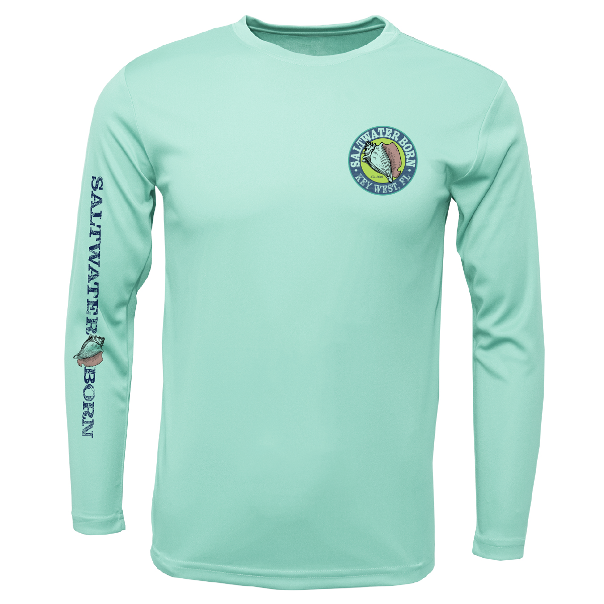 Key West, FL Trophy Sword Long Sleeve UPF 50+ Dry-Fit Shirt