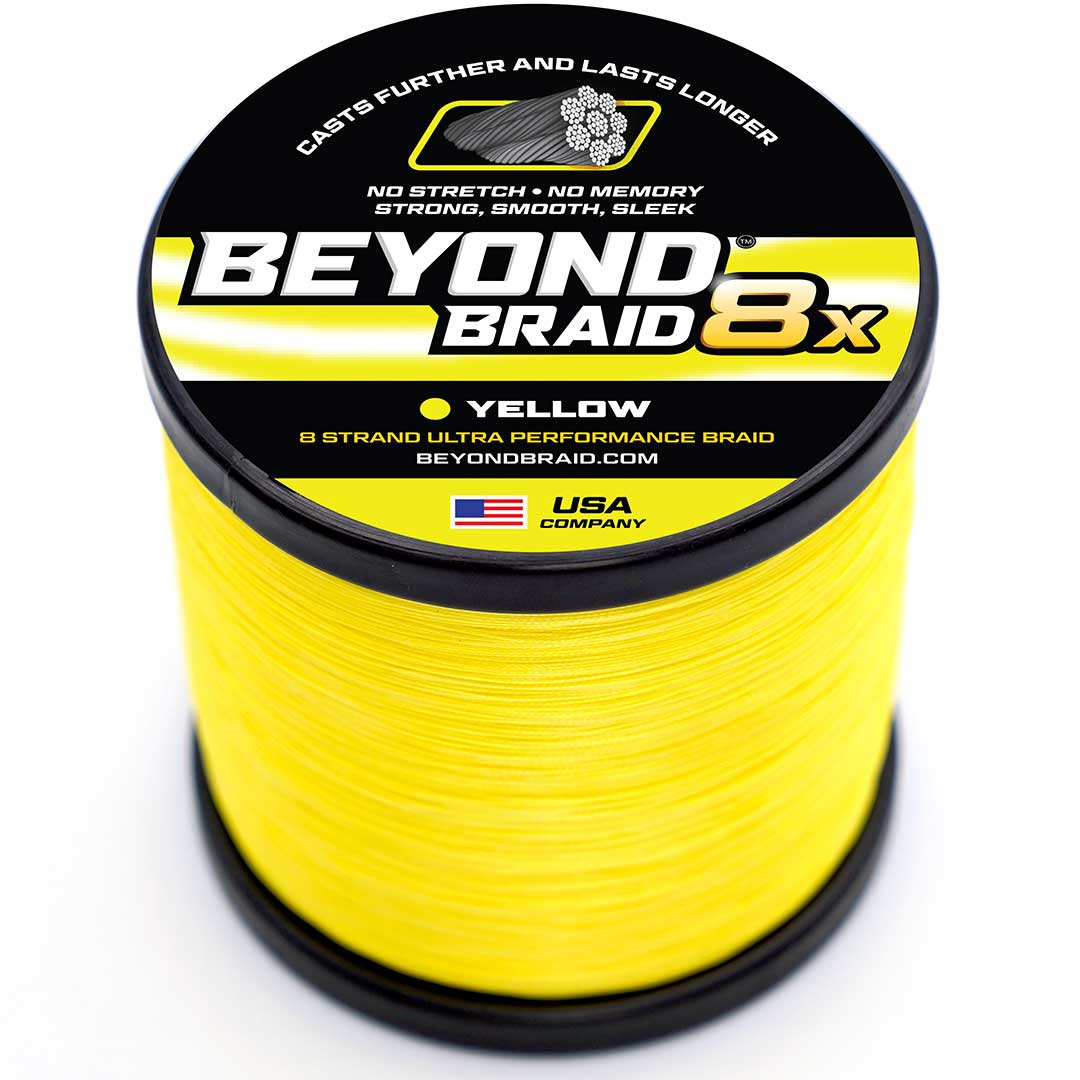 Braided Fishing Line - 300 Yards, Pro Grade Performance for Saltwater & Freshwater- Beyond Braid