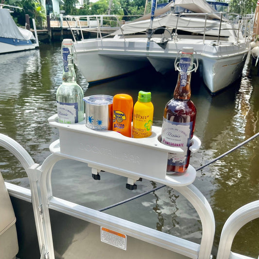 Docktail Bar Pontoon Boat Cup Holder Caddy - Choose Your Color