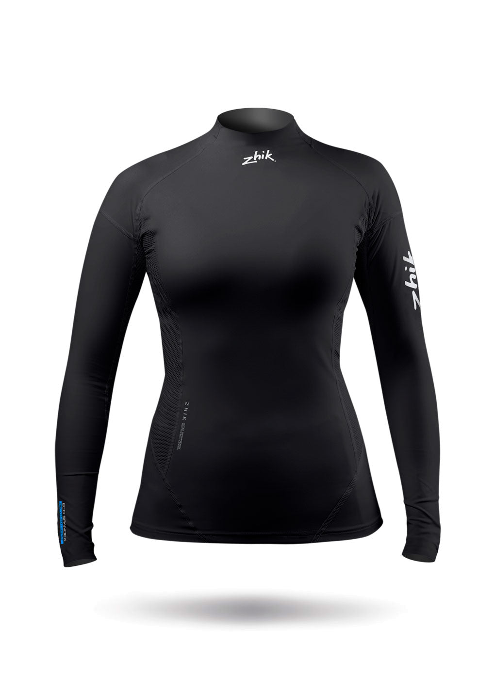 Zhik Womens Black Eco Spandex Long Sleeve Top | SendIt Sailing