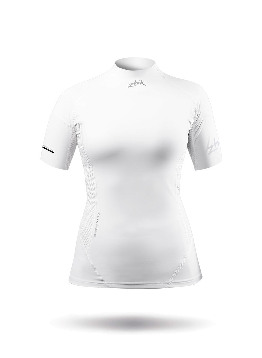 Zhik Womens White Eco Spandex Short Sleeve Top | SendIt Sailing