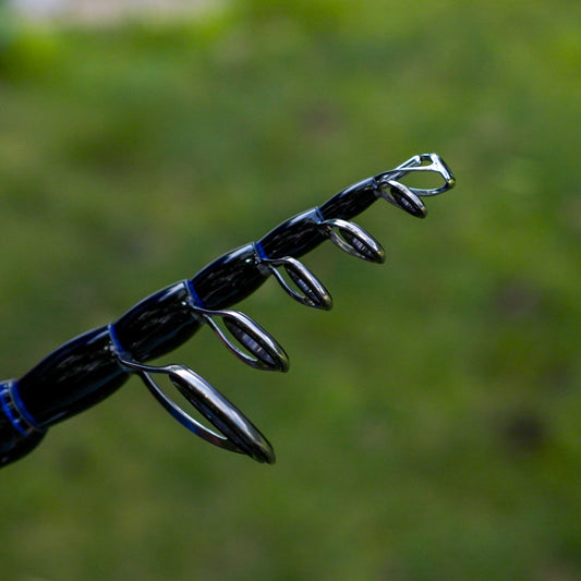 Reaction Tackle Telescopic Spinning Rod – Carbon Travel Fishing Rod – Collapsible Rod for Freshwater and Saltwater - NEW