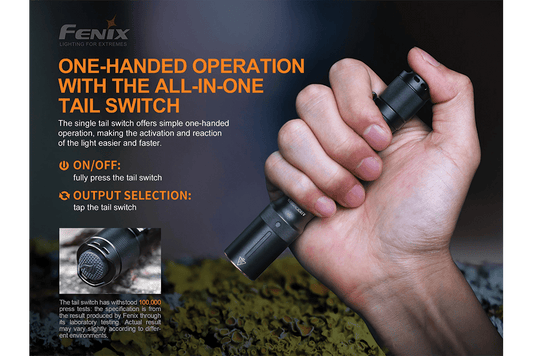 Fenix E20 V2.0 EDC Flashlight - 350 Lumens