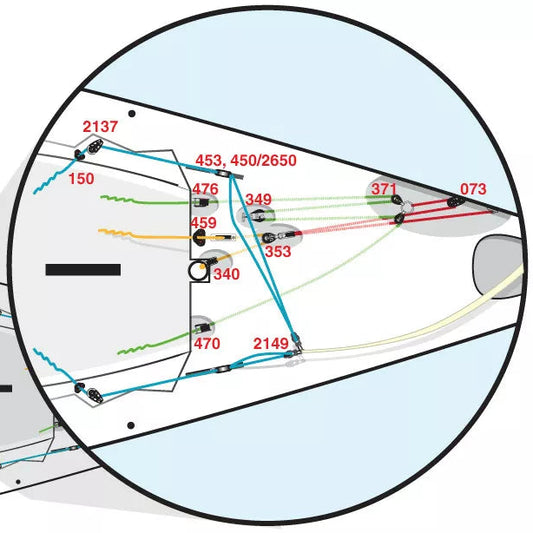 Harken 29mm Carbo Air Block with Swivel