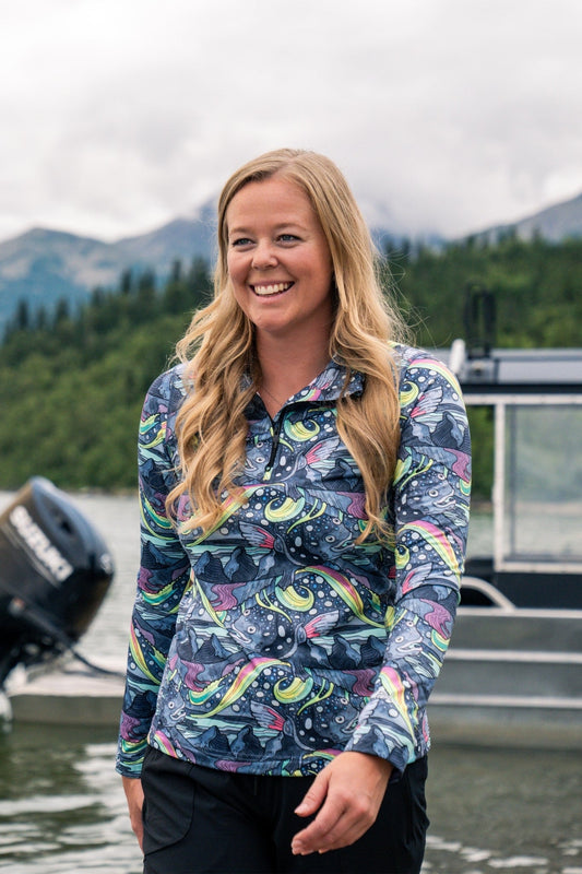 HaliBorealis Thermal 1/4 Zip Top