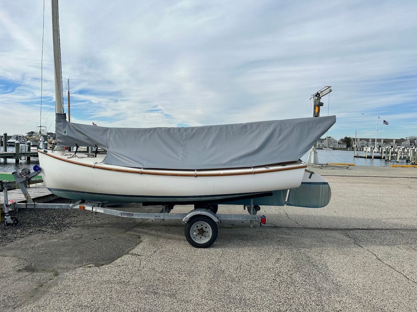 Colie Sails Marshall Sandpiper Boom Cockpit Tent Cover