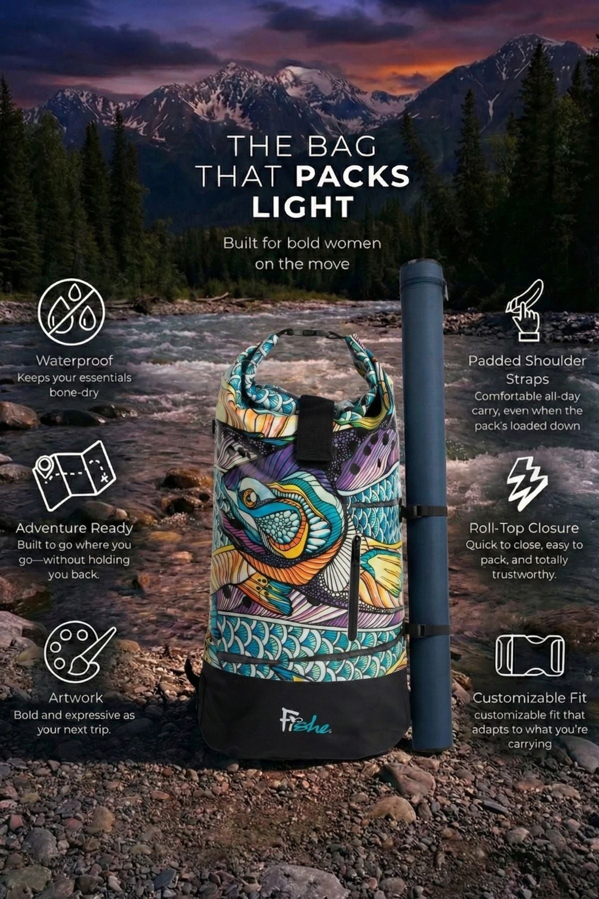 Kaleido King Backpack Dry Bag